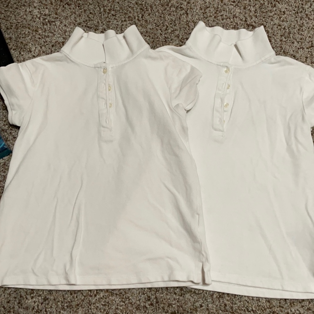 Gap girls polo medium white